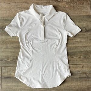 Women's Lululemon White Polo Shirt size 0